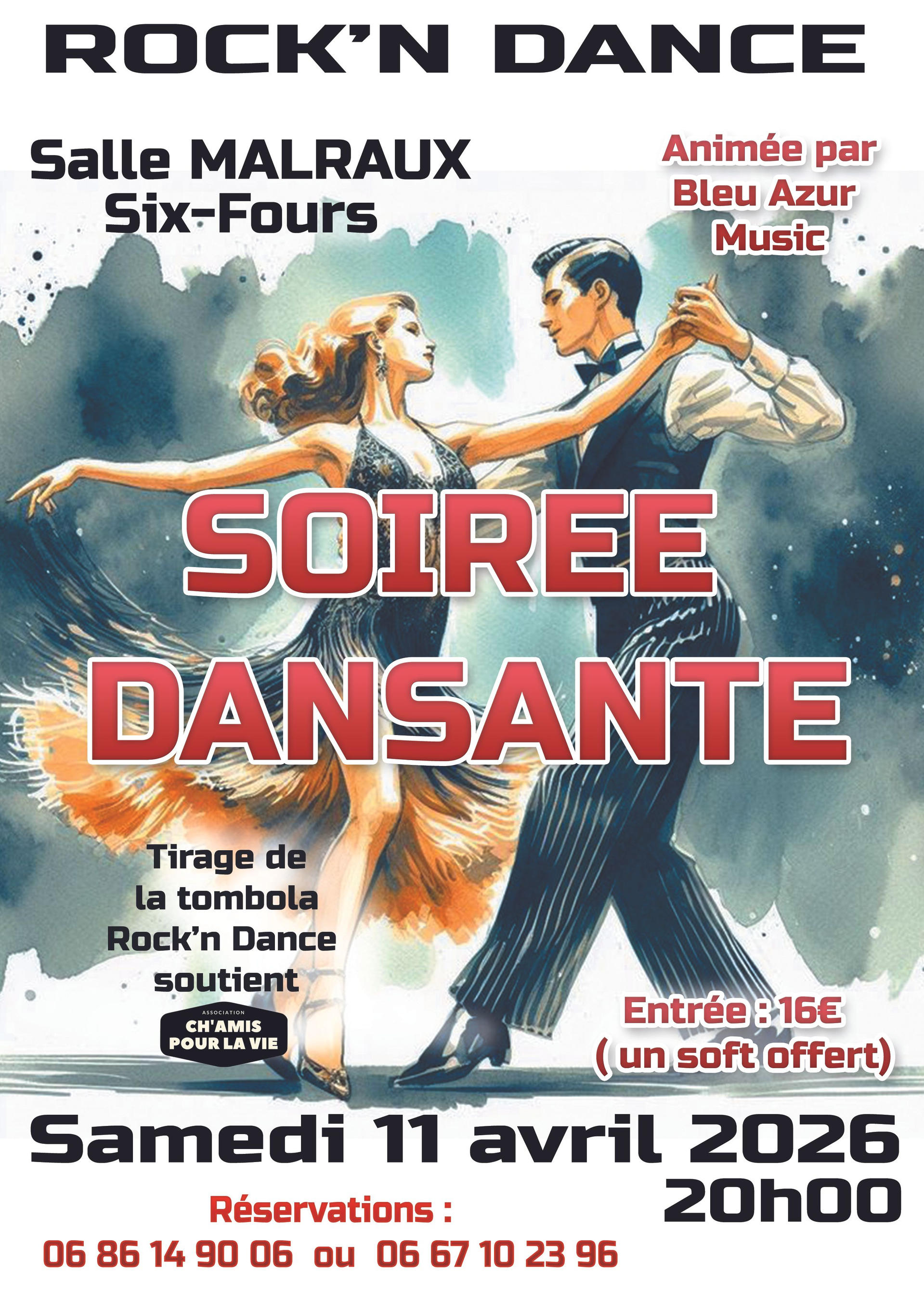 Tombola à la soirée dansante Rock'n Danse | Ch'amis pour la vie