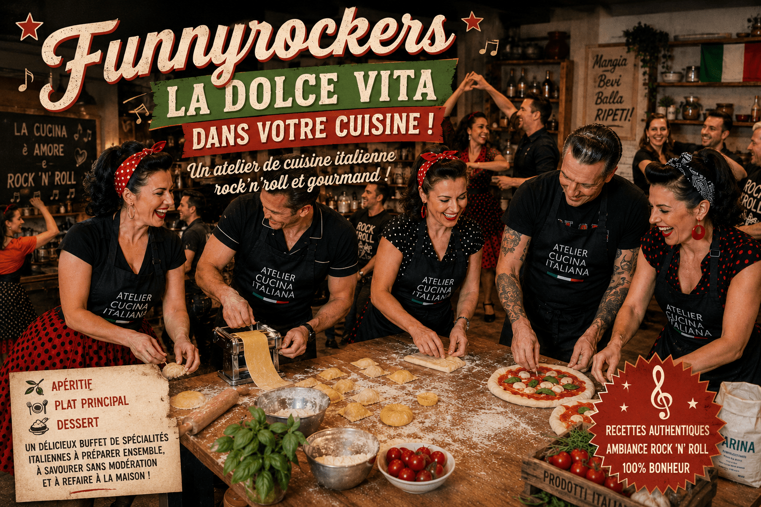 🍅🍝 On passe à table... Cuisine italienne ! 🍅🍝 | Funnyrockers