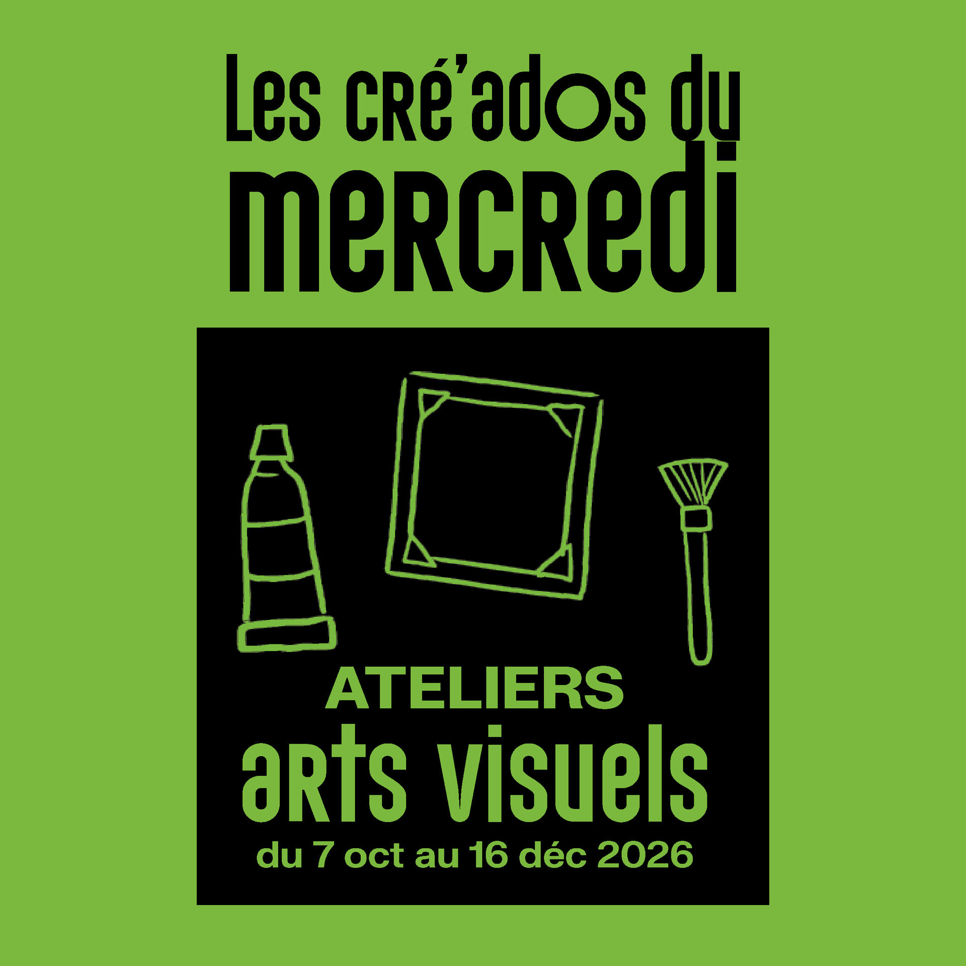 ATELIERS EXTRA SCOLAIRES / Cycle arts visuels / 12-17 ans | La Venelle