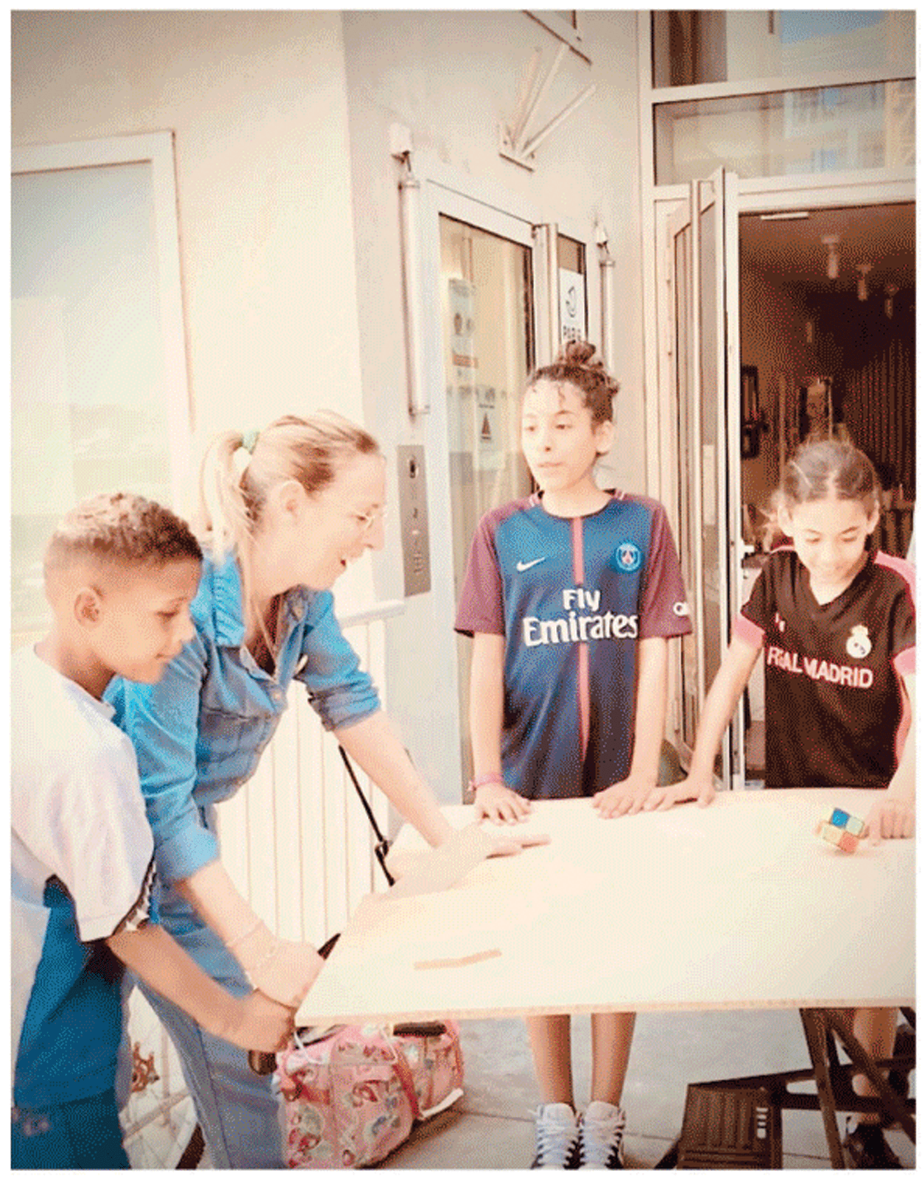 Atelier avec des enfants