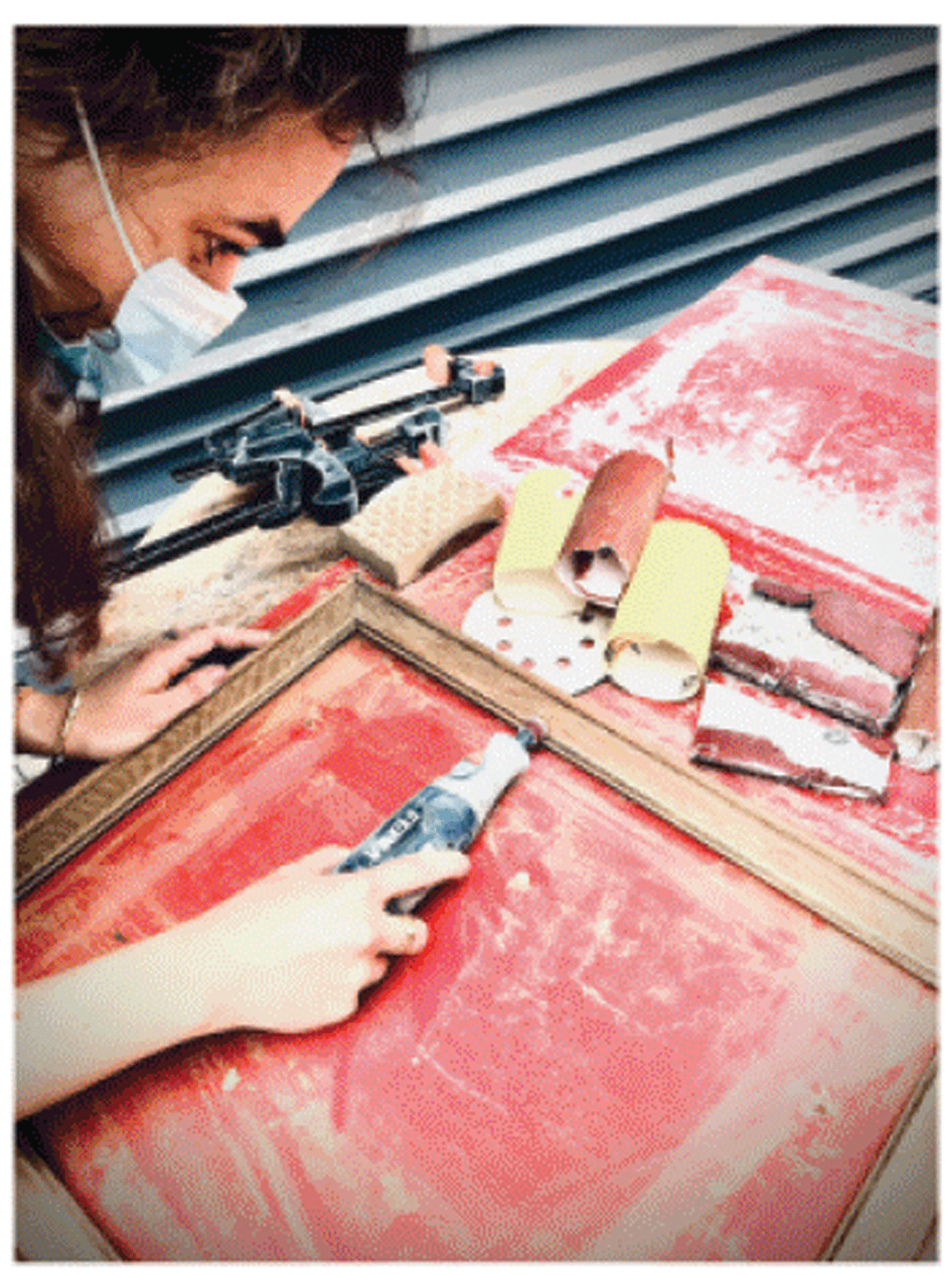 Atelier de ponçage