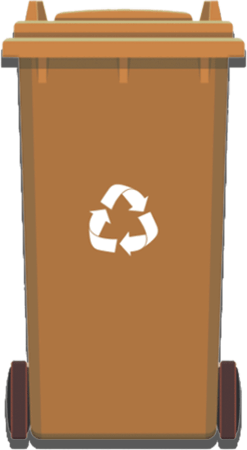 Poubelle de recyclage