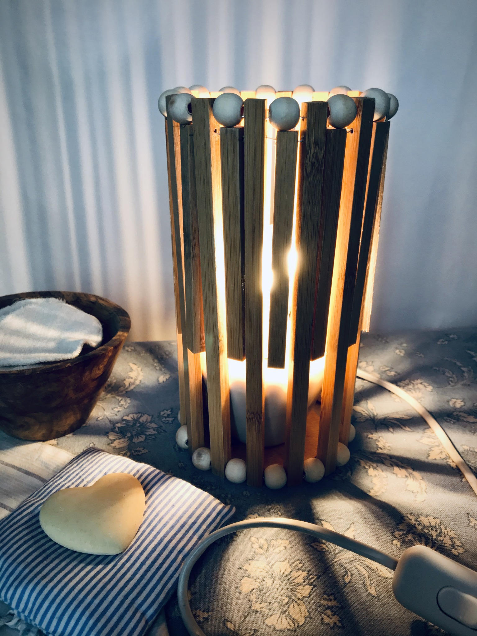 Lampe en bois