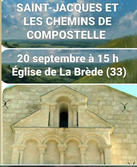 conférence de Philippe Estrade sur Compostelle | Association des Amis de l'Eglise Saint Jean d'Etampes de La Brède