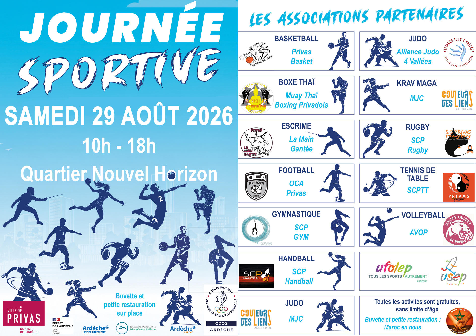 Journée sportive - Ville de Privas | Couleurs des Liens