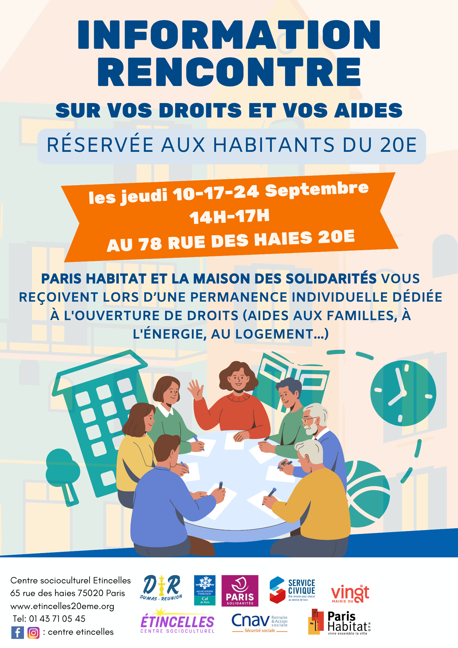 INFORMATION RENCONTRE : VOS DROITS ET VOS AIDES | Etincelles
