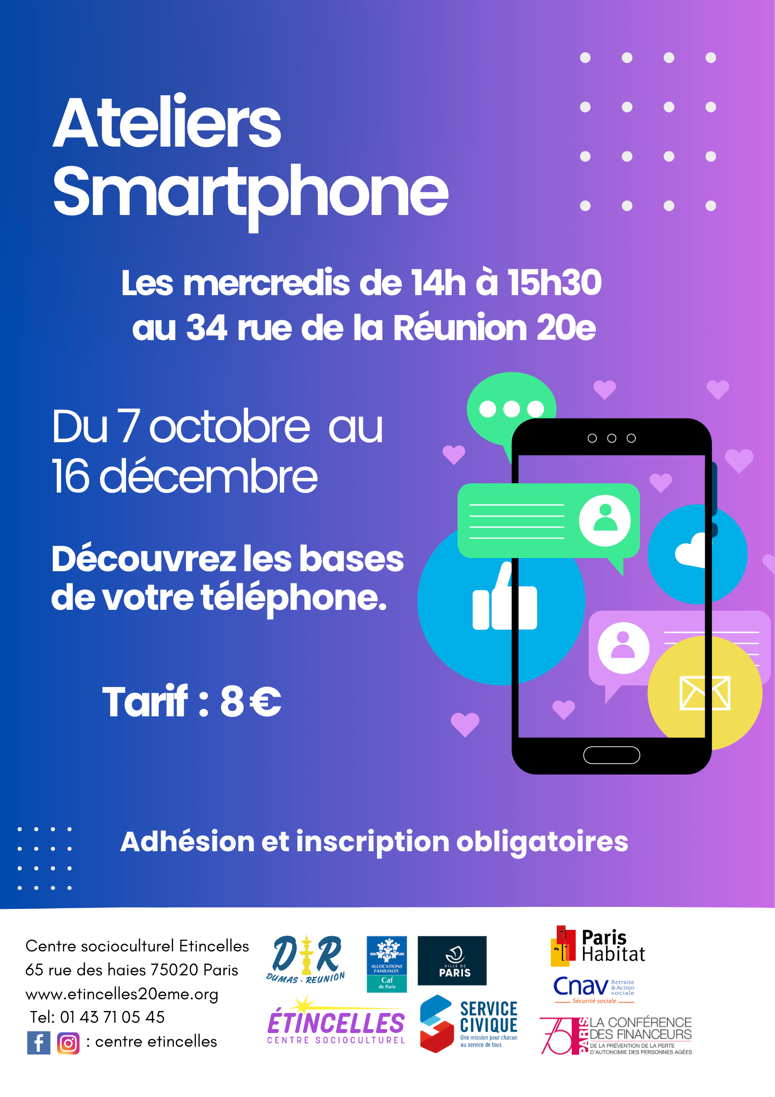 ATELIER SMARTPHONE | Etincelles