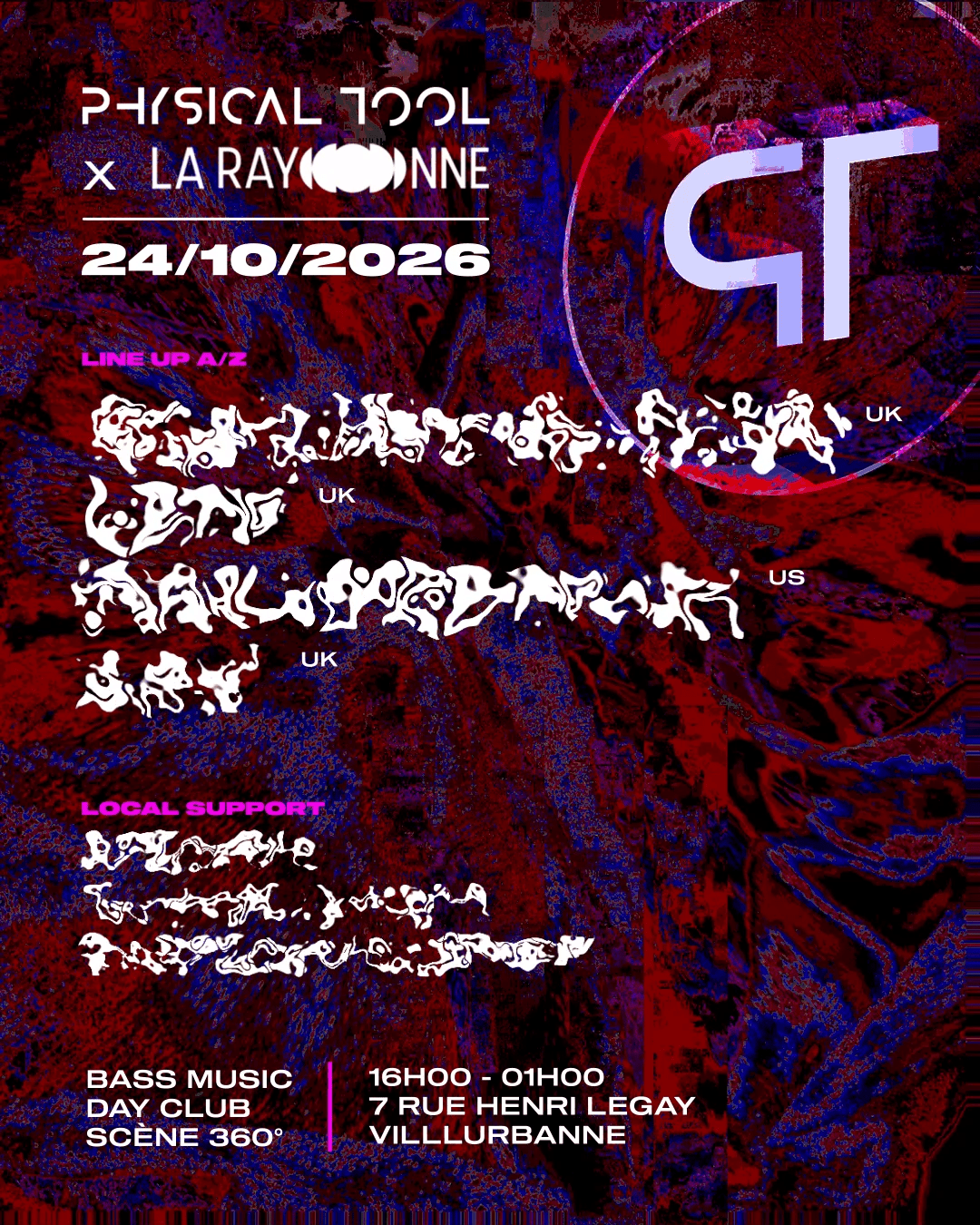PHYSICAL TOOL x LA RAYONNE [BASS MUSIC DAY CLUB] | Physical Tool
