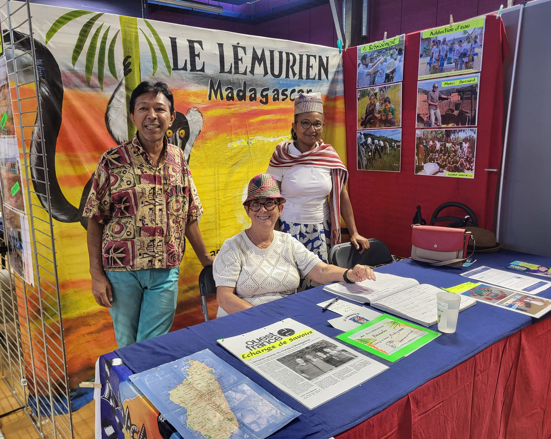 Forum des associations à la Trocardière REZE | Le Lémurien - Maison de Madagascar
