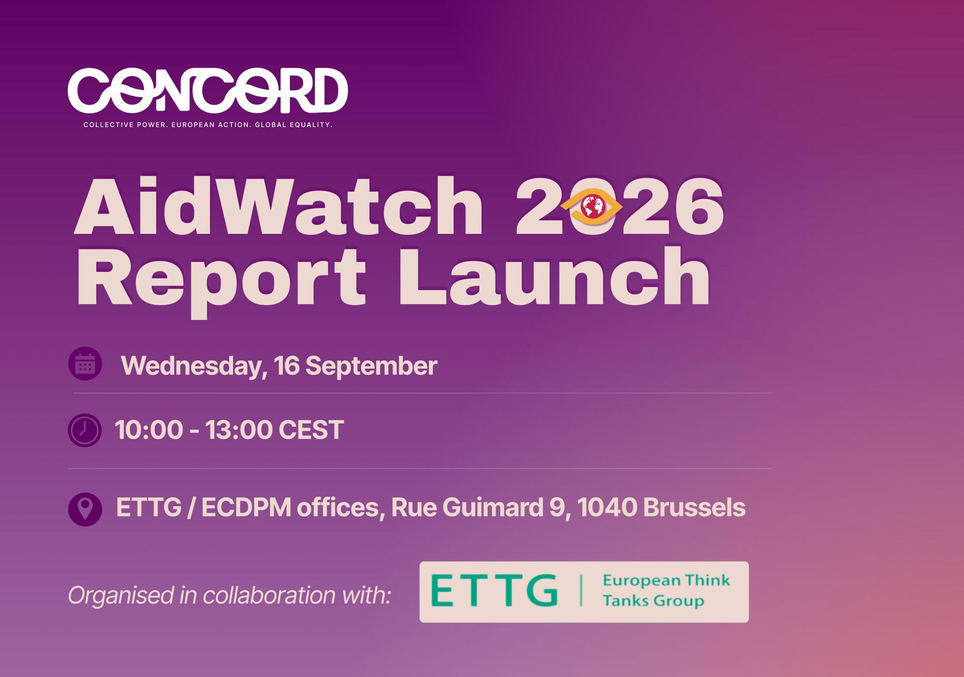 2026 AidWatch Report Launch Event | Forus