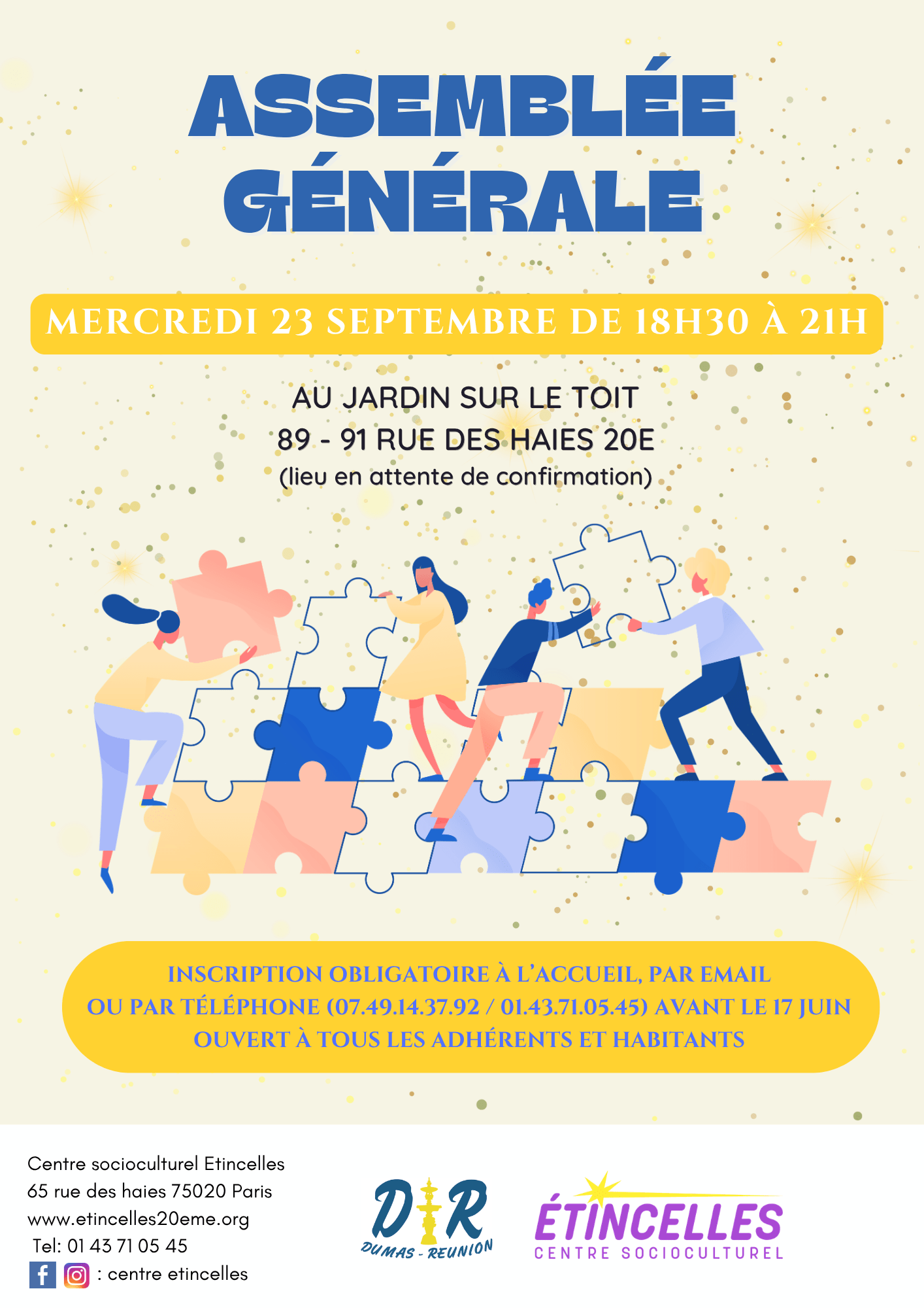 Assemblée générale | Etincelles
