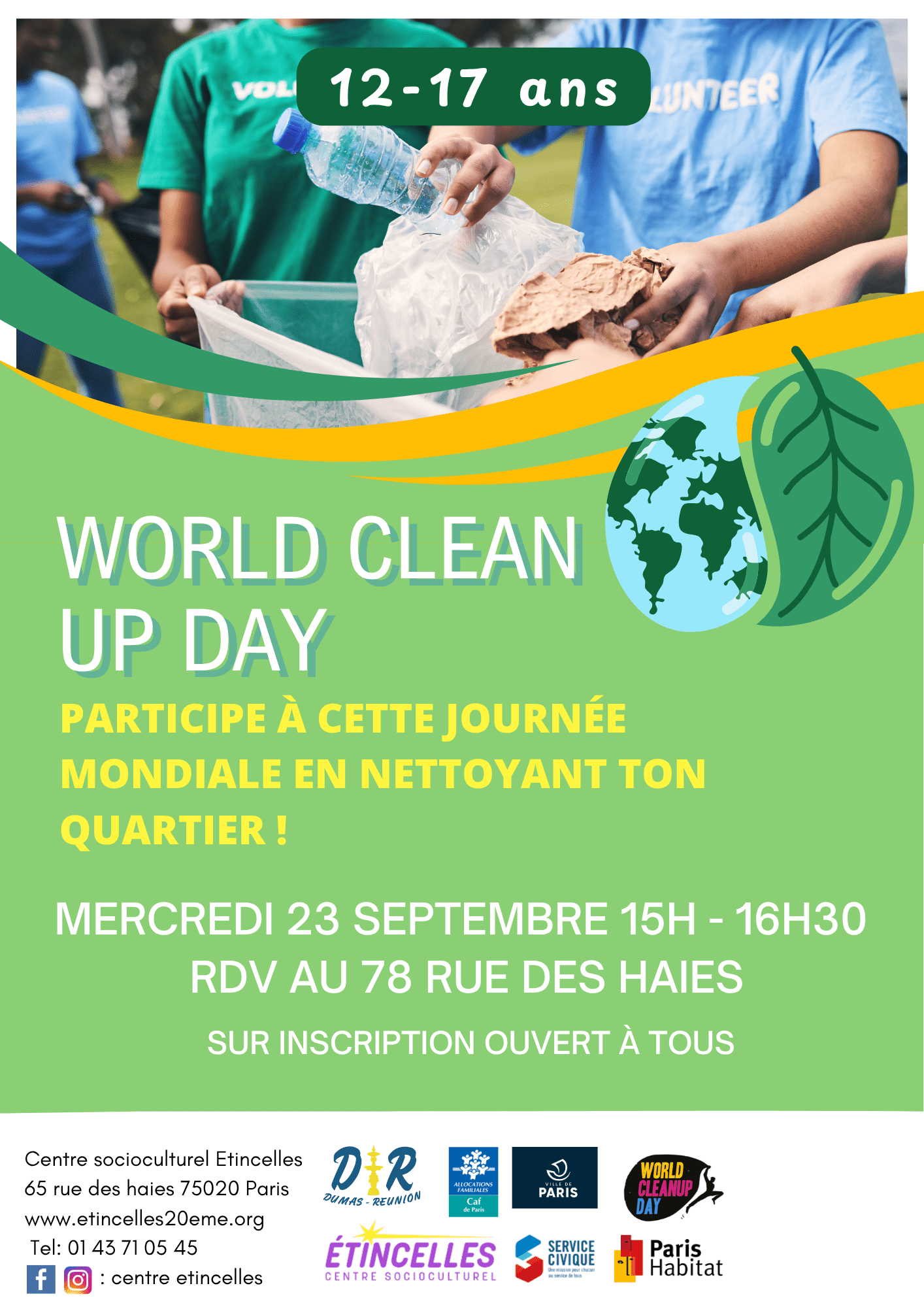 WORLD CLEAN UP DAY | Etincelles