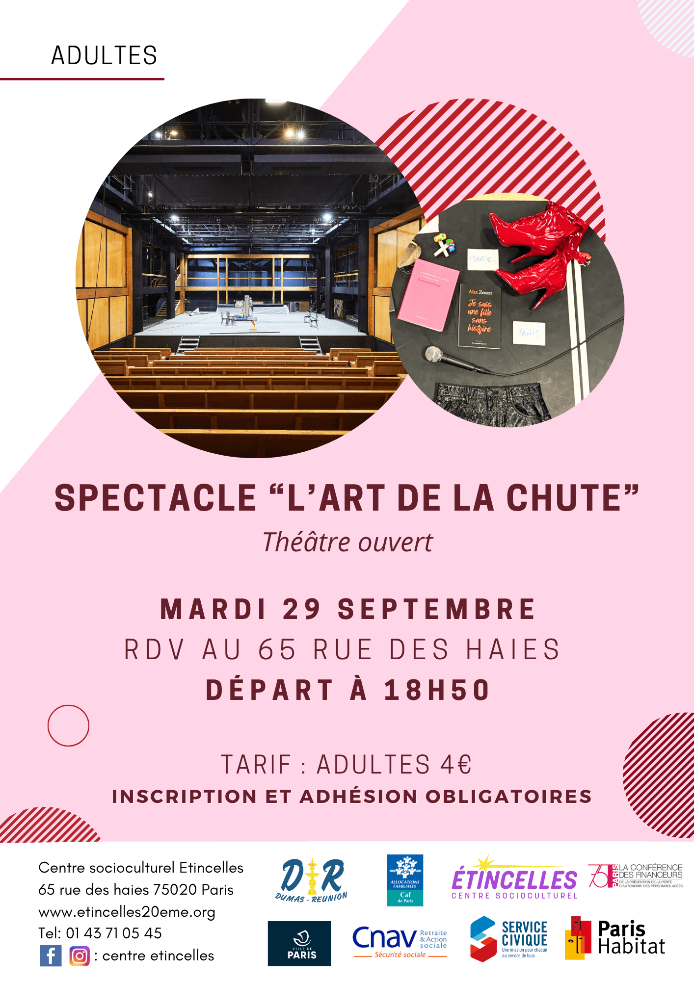 SPECTACLE "L'ART DE LA CHUTE" | Etincelles