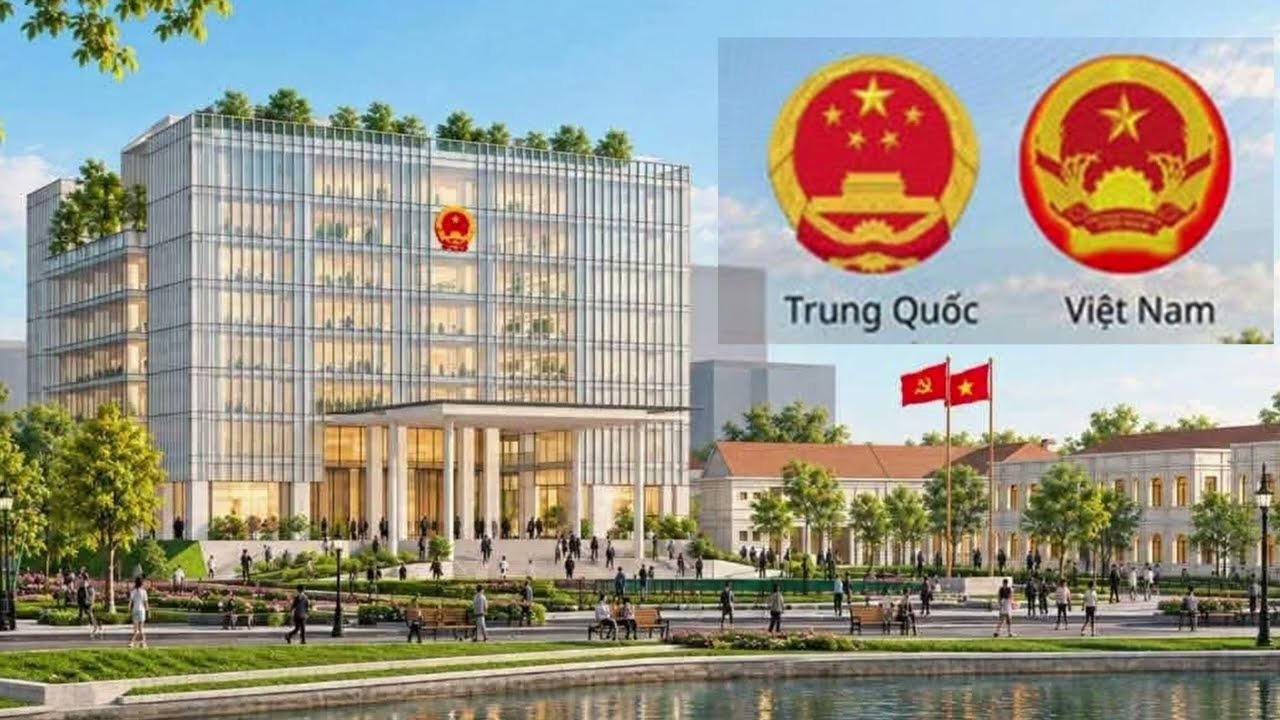 Bất ngờ xuất hiện Quốc huy Trung Quốc trên hồ Gươm, tại UBND TP Hà Nội !