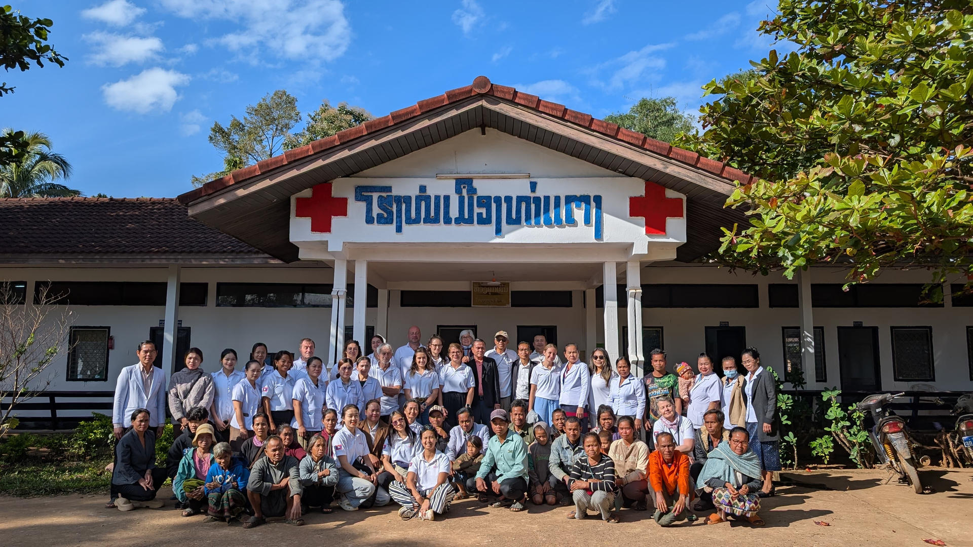 Action menée avec une communauté au Laos