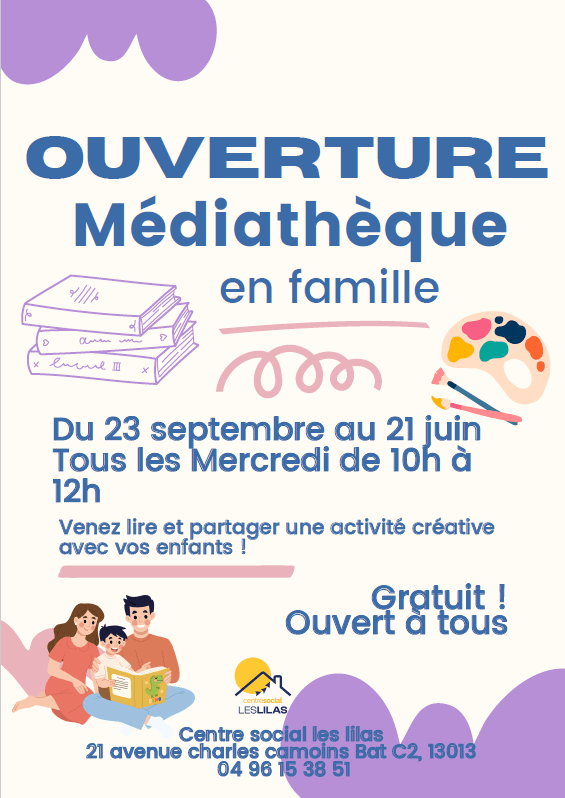 Médiathèque en famille | Agenda du quartier