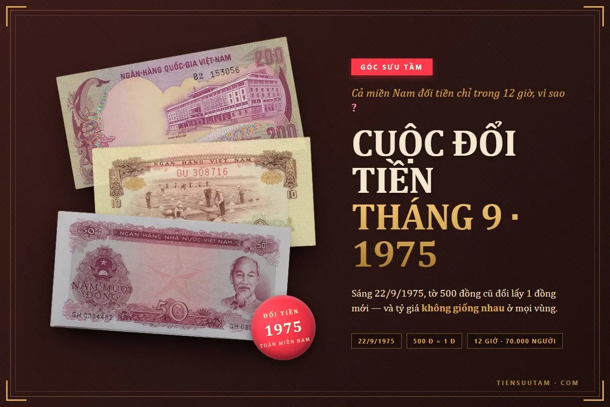 22/09/1975, ngày này 51 năm trước, chúng đổi tiền lần thứ nhứt | Vietnam Fraternité
