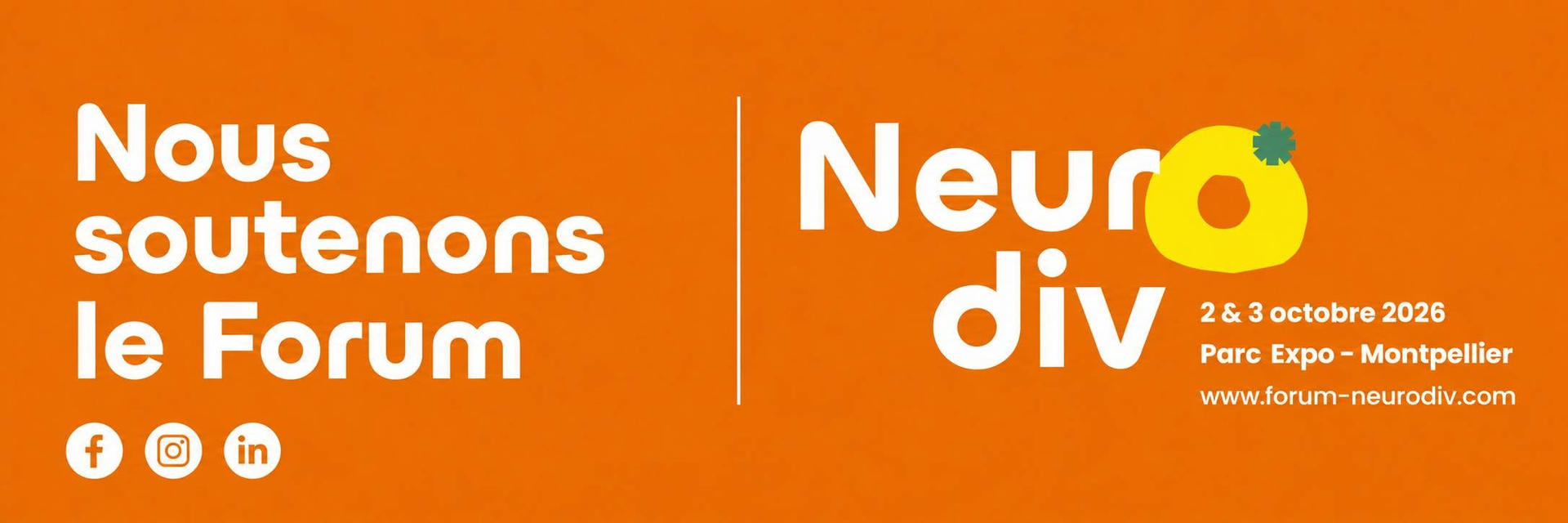 📢 DMF 34 participe au Forum Neurodiv ! 🧠 – 2 & 3 OCTOBRE | FDMF - Fédération Dyspraxique Mais Fantastique