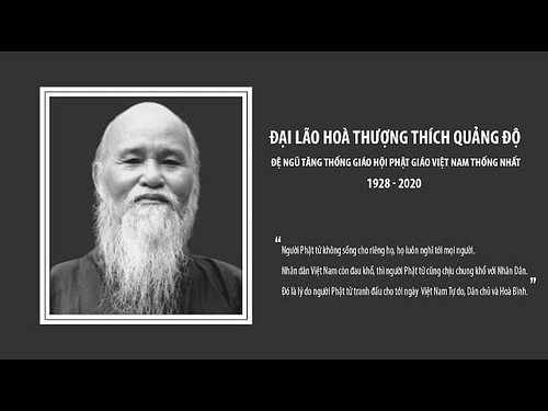 Làm giả thư "quy hàng" của Hòa thượng Thích Quảng Độ | Vietnam Fraternité