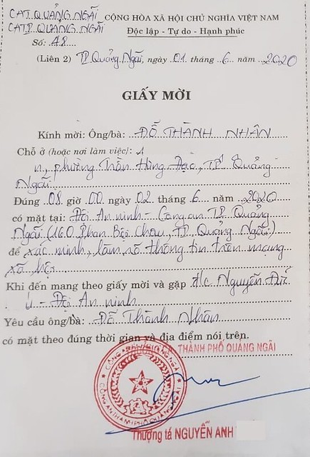 Làm việc với an ninh | Vietnam Fraternité