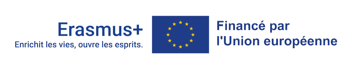 Logo UE + Erasmus | La Réplique