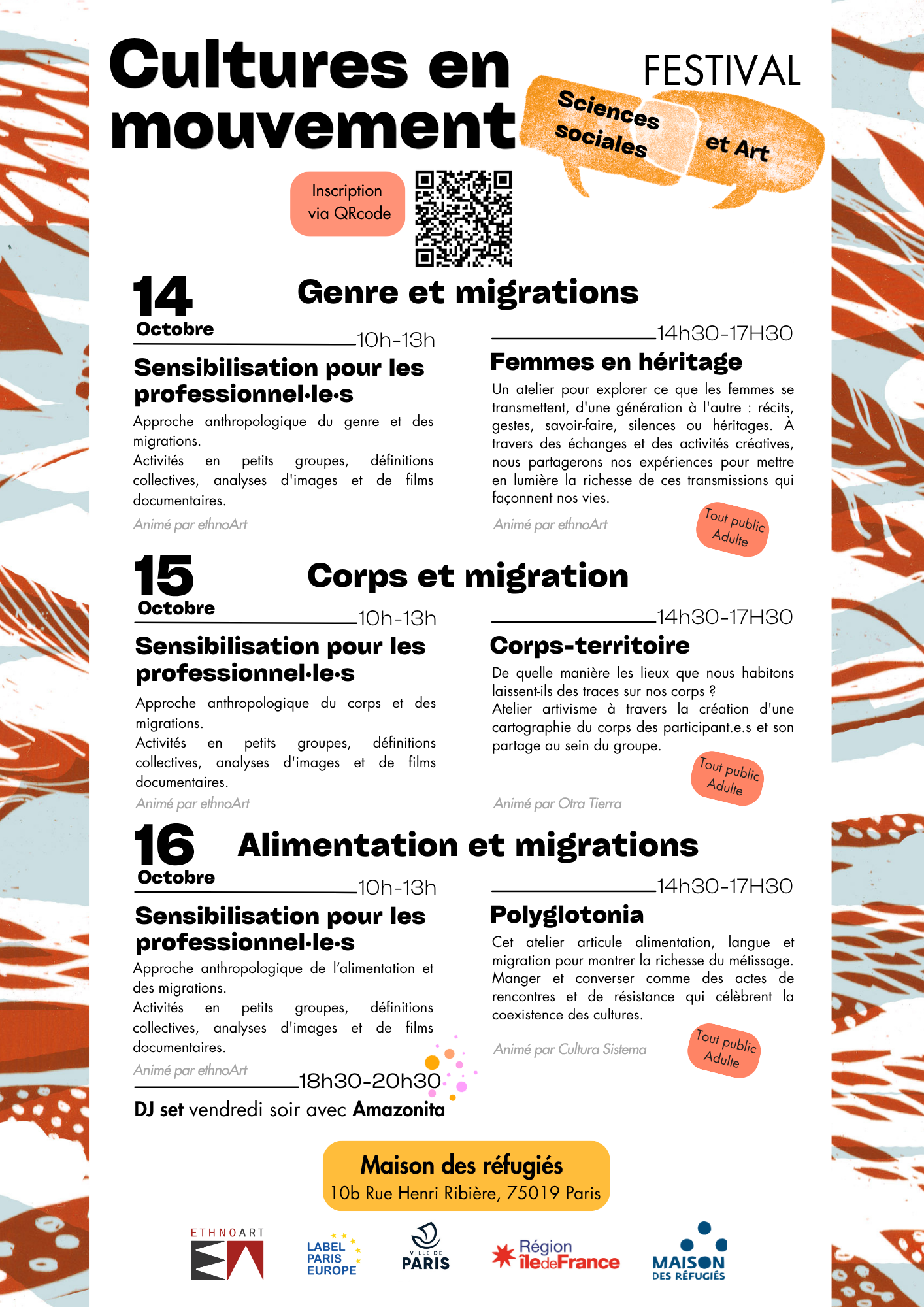 Festival Culture en mouvement | Agenda du quartier