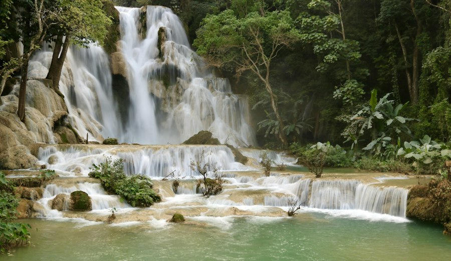 La cascade de Kuang Si